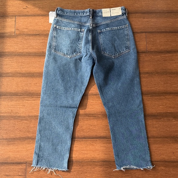 Agolde Riley High Rise Straight Crop - Picture 5 of 5